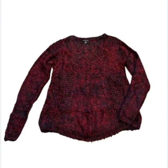 PARKHURST women’s soft red black long sleeve sweater. Excellent condition - Picture 8 of 8